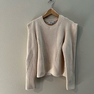 & Other Stories sweater with exaggerated shoulders